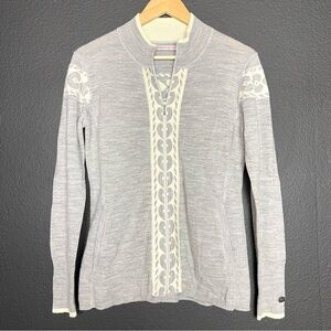 Obermeyer Wool Long Sleeve‎ Sweater Cardigan Jacket Size Medium Women